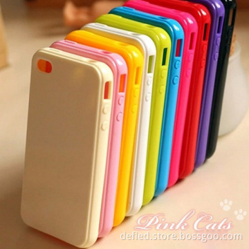 Good -Looking Jelly Silicon Gel Soft Case for iPhone 4S 5s
